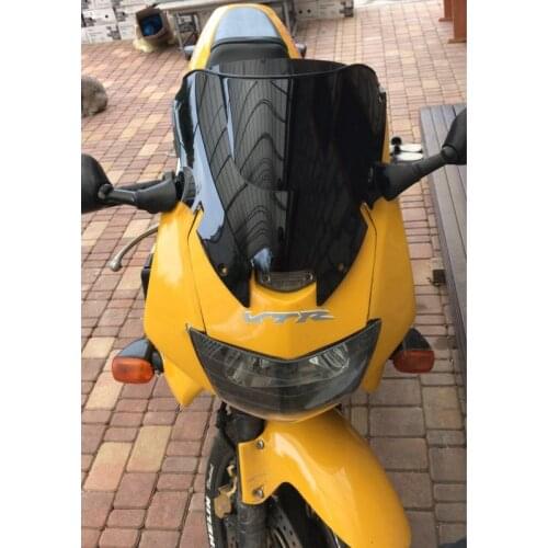 Windscreen For 1997 1998 1999 2001 2002 2003 2004 2005 Honda VTR1000F Super Hawk VTR 1000 F Firestorm Windshield