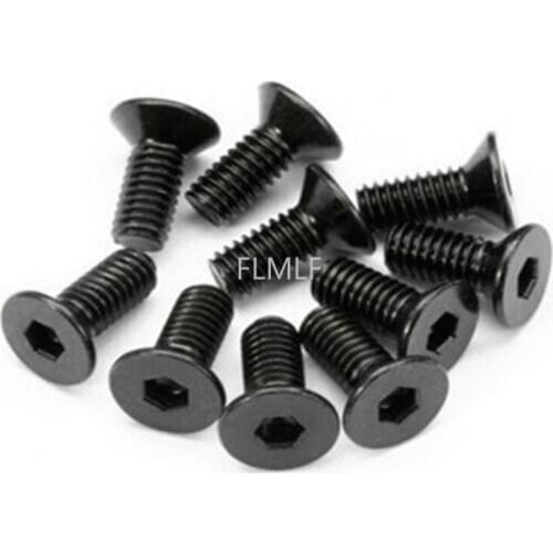 Hexagon Socket Countersunk Head Screws (M4X10) Fit for 1/5 HPI ROVAN ROFUN KM GTB TS BAJA Losi 5ive T