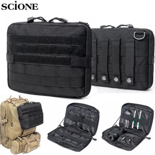 EDC Military System Tactical Bag MOLLE Backpack Army Bags Pouch Outdoor Sport Multi-function Waterproof 1000D Nylon Bag XA732WA