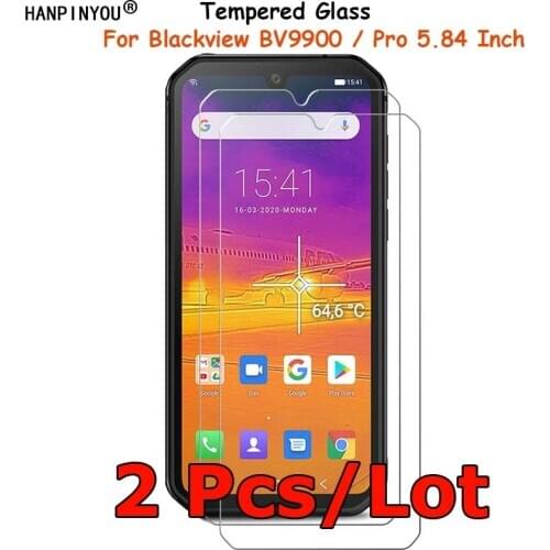 2 Pcs/Lot For Blackview BV9900 / Pro / BV9900E Tempered Glass Screen Protector Explosion-proof Protective Film Toughened Guard