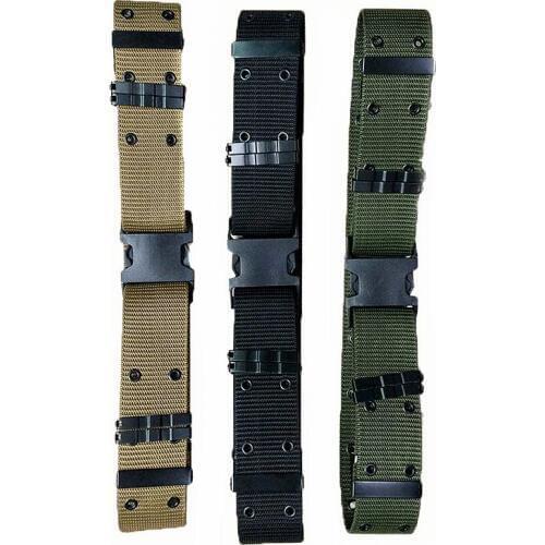 Outdoor Sports Protective Tactical Gear Tactical Belt Out Air Hole Hunting Accessories Military Army Combat Adjustable Waistband