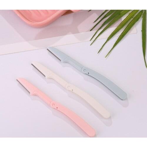 1/3 PCS Portable Eyebrow Trimmer Foldable Hair Remover Set Women Face Razor Blades Shaver Beauty Tools Eye Brow Trimmer