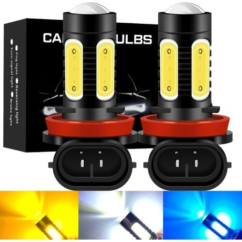 2Pcs H8 H11 HB4 HB3 H27 Led 880 881 P13W Led Bulb PSX26W H27 H16 5202 1500LM 6000K White Car Fog Light Day Lamp Auto 12V 24V