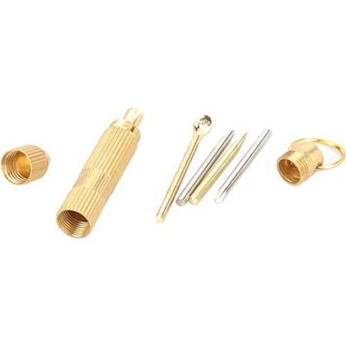 4 in 1 Multifunction Opener Screwdriver Mini Metal Earpick Ear Cleaners Keychain Ear Wax Pickers Wax Remover Ear Cleaner Spoon