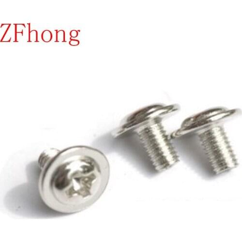 50pcs M2*3/4/5/6/8/10/12/16/20 stainless steel phillips washer pan round head machine screw