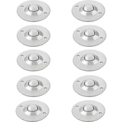 Promotion! 10Pcs CY-16B 5/8-Inch Bearing Steel Roller Ball Flange Conveyor Transfer Unit