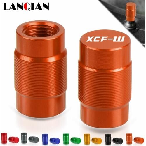 For XCW-F Motorcycle Aluminum Wheel Tire Valve Stem Caps Airtight Covers 250 XCF-W 350 ECW F XCR-W XC-F XC-W Accessories