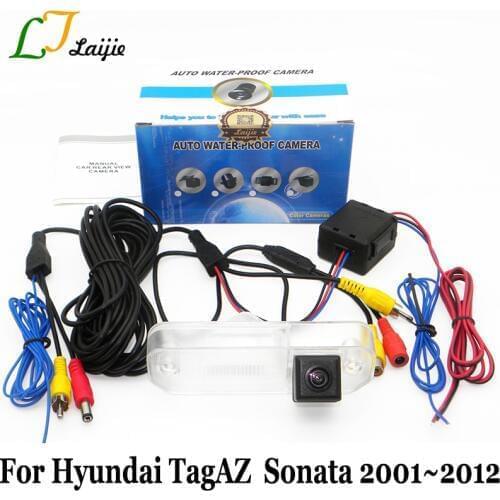 For Hyundai TagAZ Sonata EF Facelift 2001~2012 / HD CCD Night Vision Reversing Camera / With Power Relay Car Rear View Camera