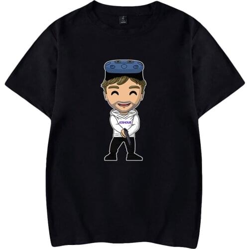 JoshDub Fashion T shirt Women Men Summer Short Sleeve T-shirts Unisex Casual Streetwear Tees