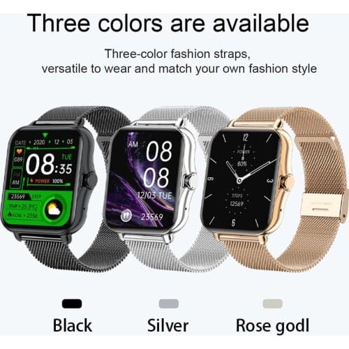 GEJIAN 2021 New Smart Watch Bluetooth Call Music Player Sports Waterproof Watch For Men Women Heart rate blood pressure monitor