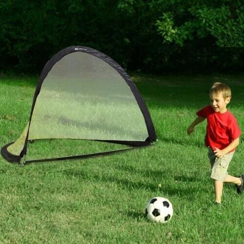 Outdoor Game Soccer Football Goal Net Kid Potable Folding Goal Soccer Football Outdoor Training Door Net Interactive Toy