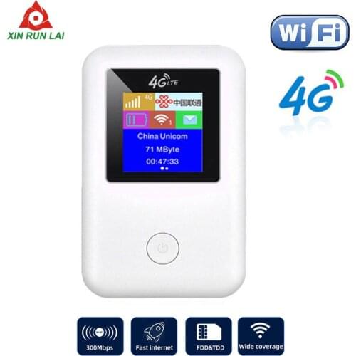 SIM Card LTE 150Mbps WiFi Router Unlocked 4G-LTE Mobile Broadband WiFi Wireless Router Portable MiFi Hotspot