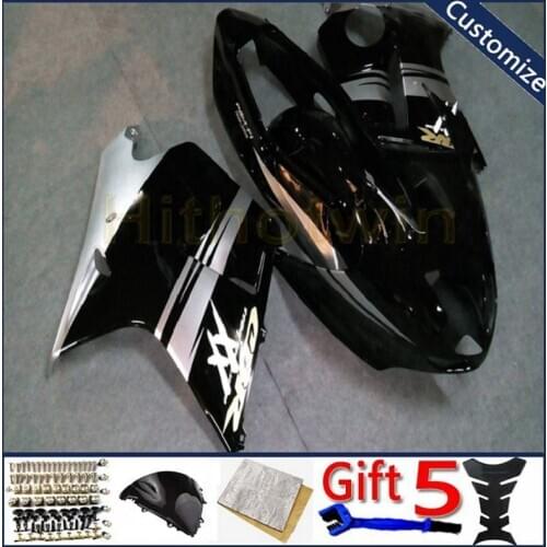 Motorcycle Fairing hullFor CBR1100XX 1997 1998 1999 2000 2001 2002 2003 CBR 1100XX ABS motor panels Injection mold silver black