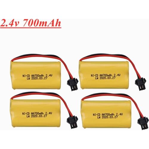 2.4v 700mah NiCD Battery For Rc toys Car Tanks Trains Robot Boat Gun Ni-CD AA 700mah 2.4v Rechargeable Battery 1pcs to 10pcs