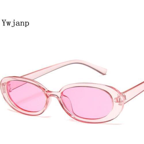 Ywjanp 2019 New Sunglasses women men Brand Design Small frame oval Sun glasses Couple travel party sunglasses Oculos UV400