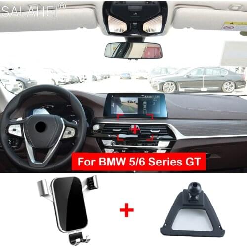 New Car Phone Holder For BMW 5 6 Series GT Air Vent Interior Dashboard Cell Stand Support Car Accessories Mobile Phone Bracket
