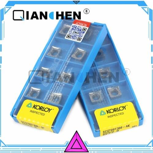 Original KORLOY SCGT09T308-AK H01 (10pcs/lot) Cutting Tools Insert Hard Alloy Ashley