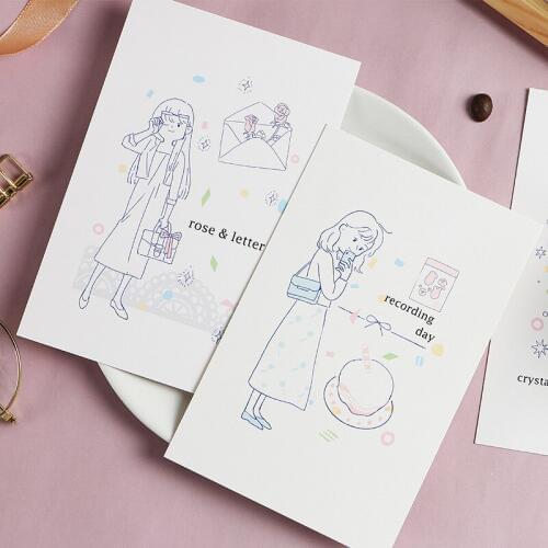 30pcs Simple Life Is Also Nice Style Card As Party Invitation DIY Decoration Gift Card Message Card Postcard