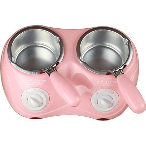 Chocolate Candy Melting Pot Electric Chocolate Fountain Fondue Chocolate Melt Double Pot Melter Machine Diy Kitchen Tool Gift Ha