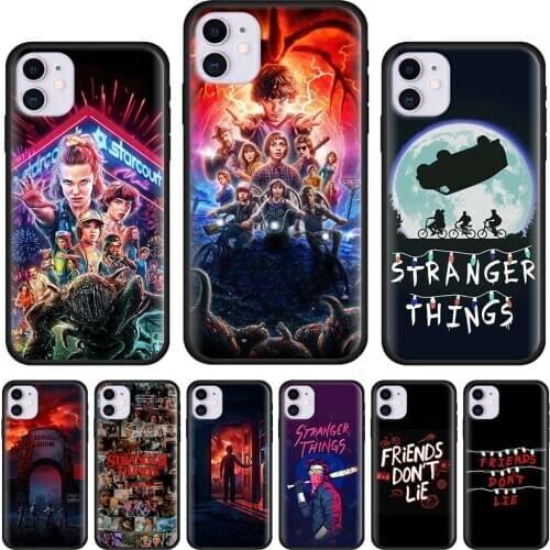 Stranger Things Silicone Phone Case Cover For iPhone 11 12 Pro XR X XS Max 7 7Plus 8 8Plus 6 6Plus 6s 6sPlus SE 2020 Shell Couqe