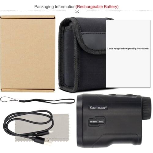 Telescope Laser Rangefinder KM-M450/KM-M600 Multifunctional Laser Rangefinder 6X Magnification High Precision Golf Rangefinder