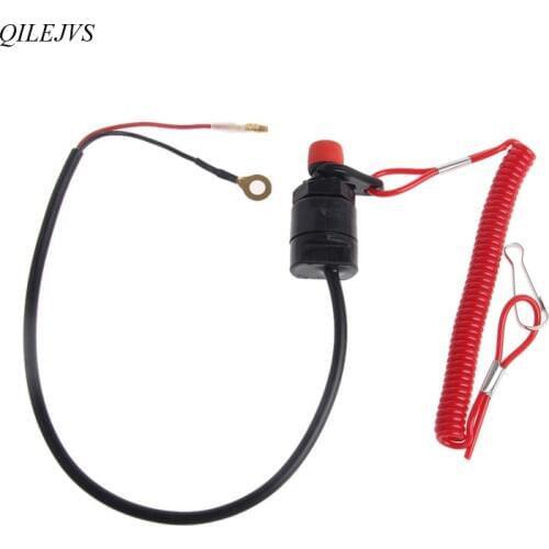 Universal Boat Outboard Engine Motor Kill Stop Switch Safety Tether Lanyard Motorcycle Accessories Motorcycle Switches