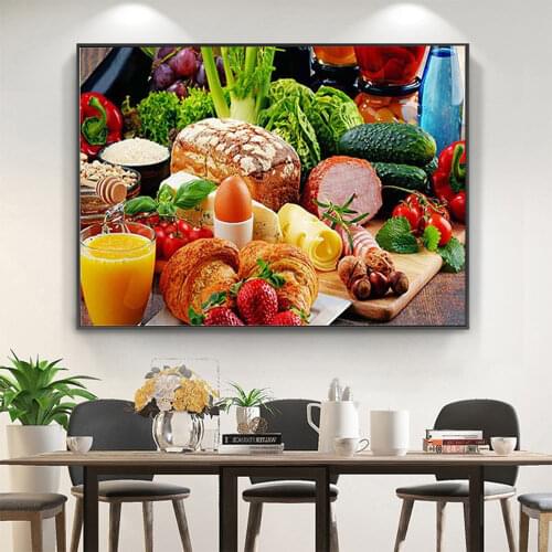 Fruit Printed 11CT Cross-Stitch DIY Embroidery Patterns DMC Threads Needlework Painting Handicraft Handiwork For Adults Design