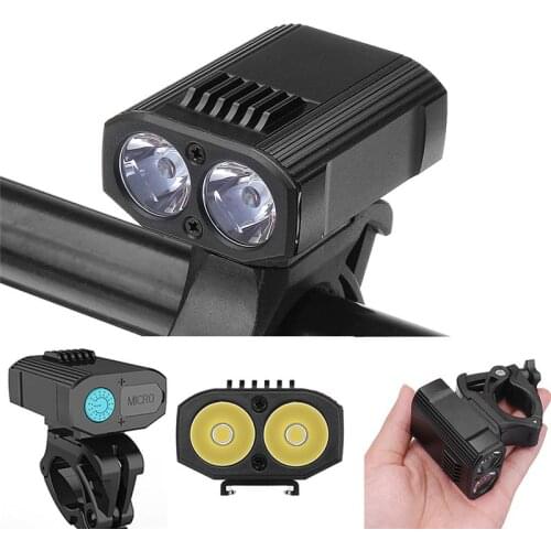 XANES Cycling Bike Bicycle M365 Electric Scooter Motorcycle E-bike Front Light Headlamp for Camping Torch Lantern Lamps