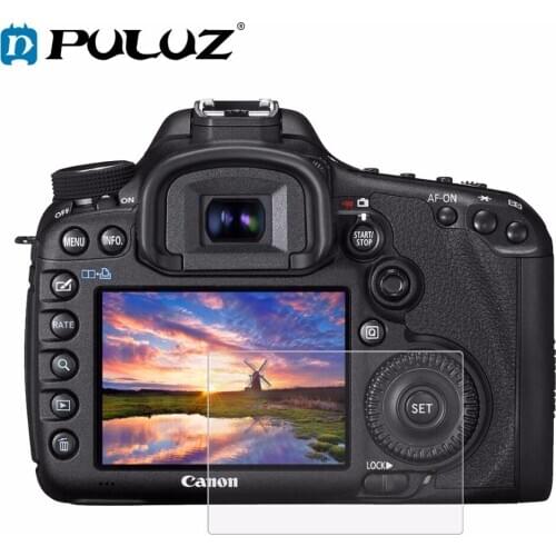 PULUZ Camera 2.5D Curved Edge 9H Surface Hardness Tempered Glass Screen Protector for Canon 5D Mark III Camera Accessories