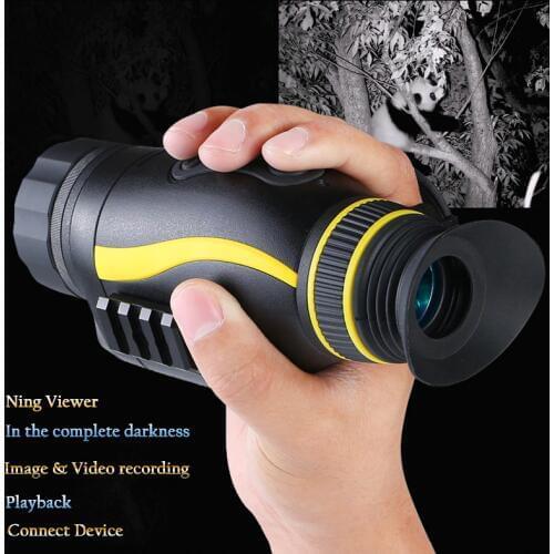 ZIYOUHU HD 4 Times Zoom Infrared Digital Night Vision Monocular Telescope for Hunting Scouting Night Viewer Handheld Device