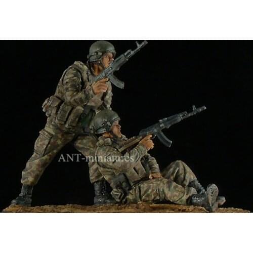 1/35 The officers of Spetsnaz of FSB. Russia Resin kit soldiers GK Modern Military theme Uncoated No colour