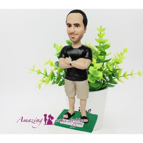 2019 AMAZING CAKE TOPPER Toys Birthday gift boy sculpture And Groom Gifts Ideas Customized Figurine Valentines Day