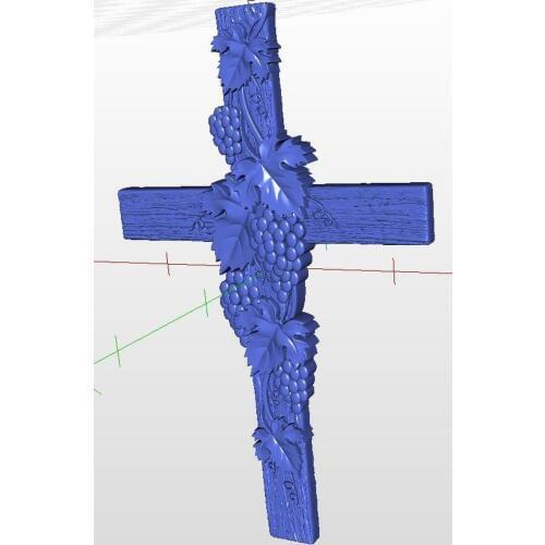 3d model relief GRAPES_5 for cnc in STL file format