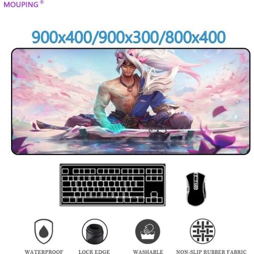 League of legends art big mausepad anime mouse pad gamer keyboard For office deskmat Gaming tables Desk pad Carpet DropShipping