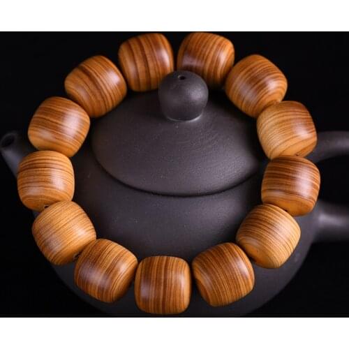 Black Oil Thuja Old Material Date Beads Olive Transfer Abacus Slub Bracelets