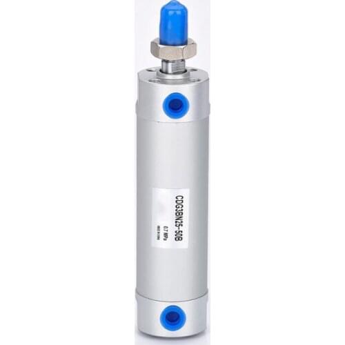 Bore 20/25/32/40/50/63mm Stroke 25/50/75/100/125/150/175/200/225/250..500mm CDG3BN Series Double Acting Mini Round Air Cylinder