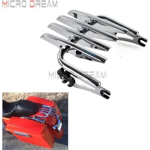 For Harley Stealth Luggage Rack Chrome Detachable Touring Road King FLHR Street Glide FLHX Road Glide FLTR 2009-2016 Custom