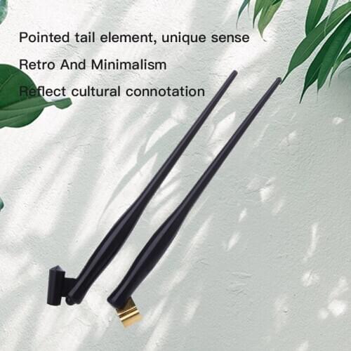 Dual-use dip pen copperplate body English calligraphy fancy character retro dip pen standard straight and oblique pen holder
