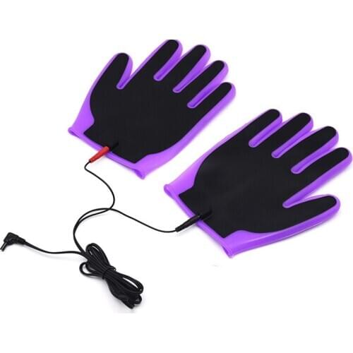 Erotic Toys Accessory Conductive Glove Electro Shock Massager Breast Pussy Ass Stimulation Adult Sex Tools Toys for Women Men