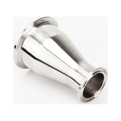 51mm To 25mm Pipe OD 2" To 1.5" Tri Clamp Reducer 304 Stainless Steel Sanitary Pipe Fitting Connector For Home Brew Homebrew