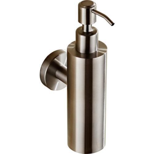 200ml Wall Mounted Shower Bottle Pump Stainless Steel Shampoo Dispenser Brushed/ Chrome