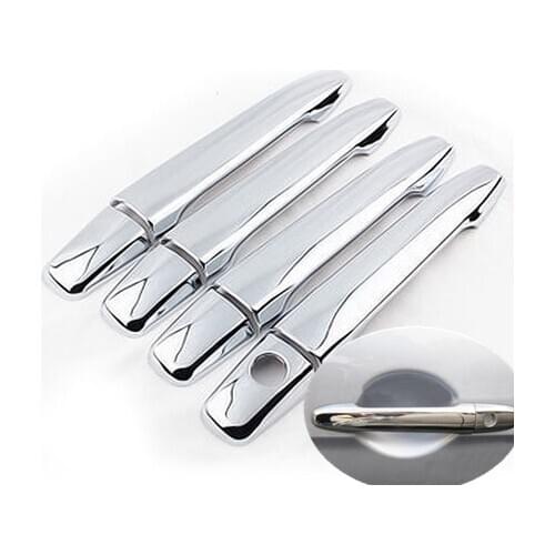 New Chrome Door Handle Cover For Mitsubishi Outlander Lancer 2008 2009 2010 2011 2012 2013 2014 2015 2016 Car Accessories