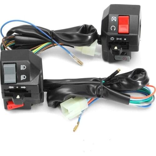 Motorcycle handle seat switch assembly combined headlamp dimmer switch Turn signal Horn Control Handle Switch Handlebar Switch