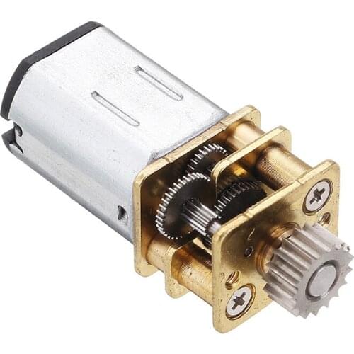 DC 12V 67RPM Cutting Gear Metal Gearbox Micro Gear Motor For 3D Drawing Pen 12mm Gearbox N20 Geared Motor With Wire Cutting