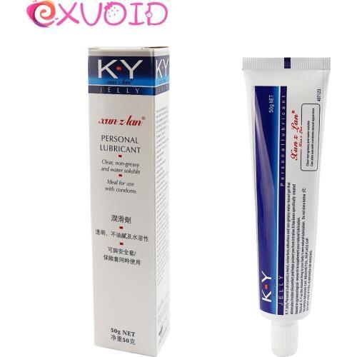 EXVOID Sex Toys for Gay Couples Silk Touch Massage Oil Water Based Lube Oil 50g Vagina Lubrication Gel Lubricant for Anal