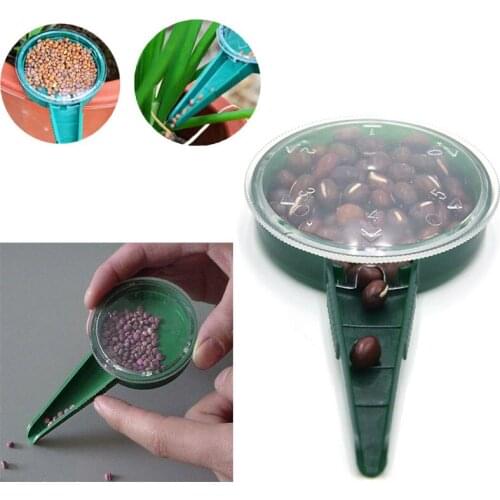 Plant Seed Sower 5 File Adjustable Planter Hand Held Flower Grass Plant Seeder Garden Multifunction Seeding Dispenser Tools Acce