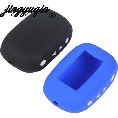 Jingyuqin Russian version B92 Silicone case for Starline B93 B94 B64 B62 LCD remote two way car alarm system