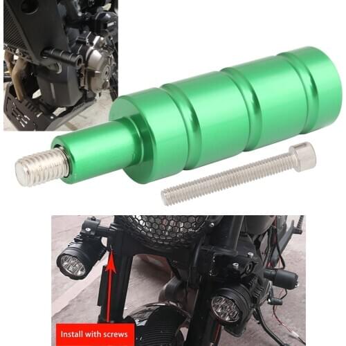 Universal 6M 8M Bolt Headlight Fog Light Mounting Bracket Post Support Base For Motorbike Chopper Bobber Street Bike Cafe Racer