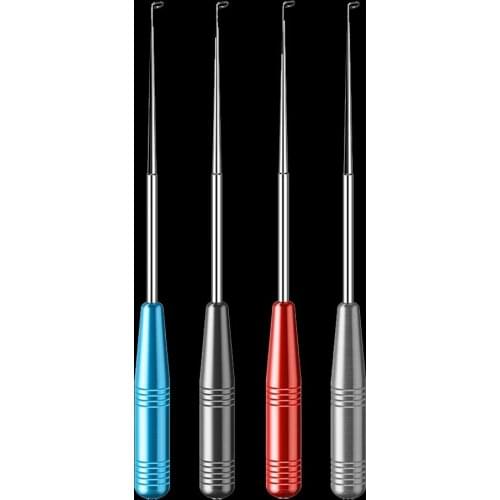 WALK FISH Fishing Hook Remover Stainless Steel Hook Detacher Removal Fishhook Disgorger with Aluminum Handle Fishing Tackle Tool