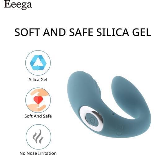 10 Modes Vibrator for Women Couples G-Spot Clitoris Stimulate U Type Wireless Dildo Panties Female Masturbate Sex Toy for Women